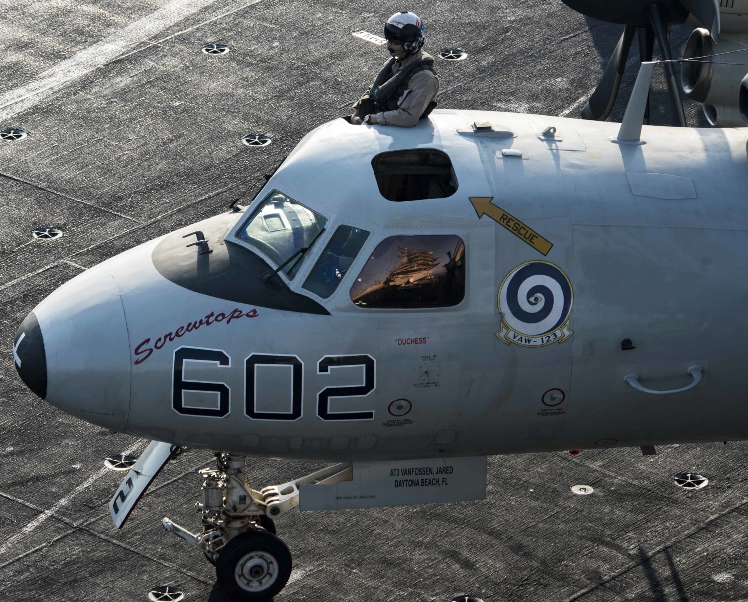 vaw-123 screwtops airborne command and control squadron cvw-3 cvn-69 uss dwight d. eisenhower 47