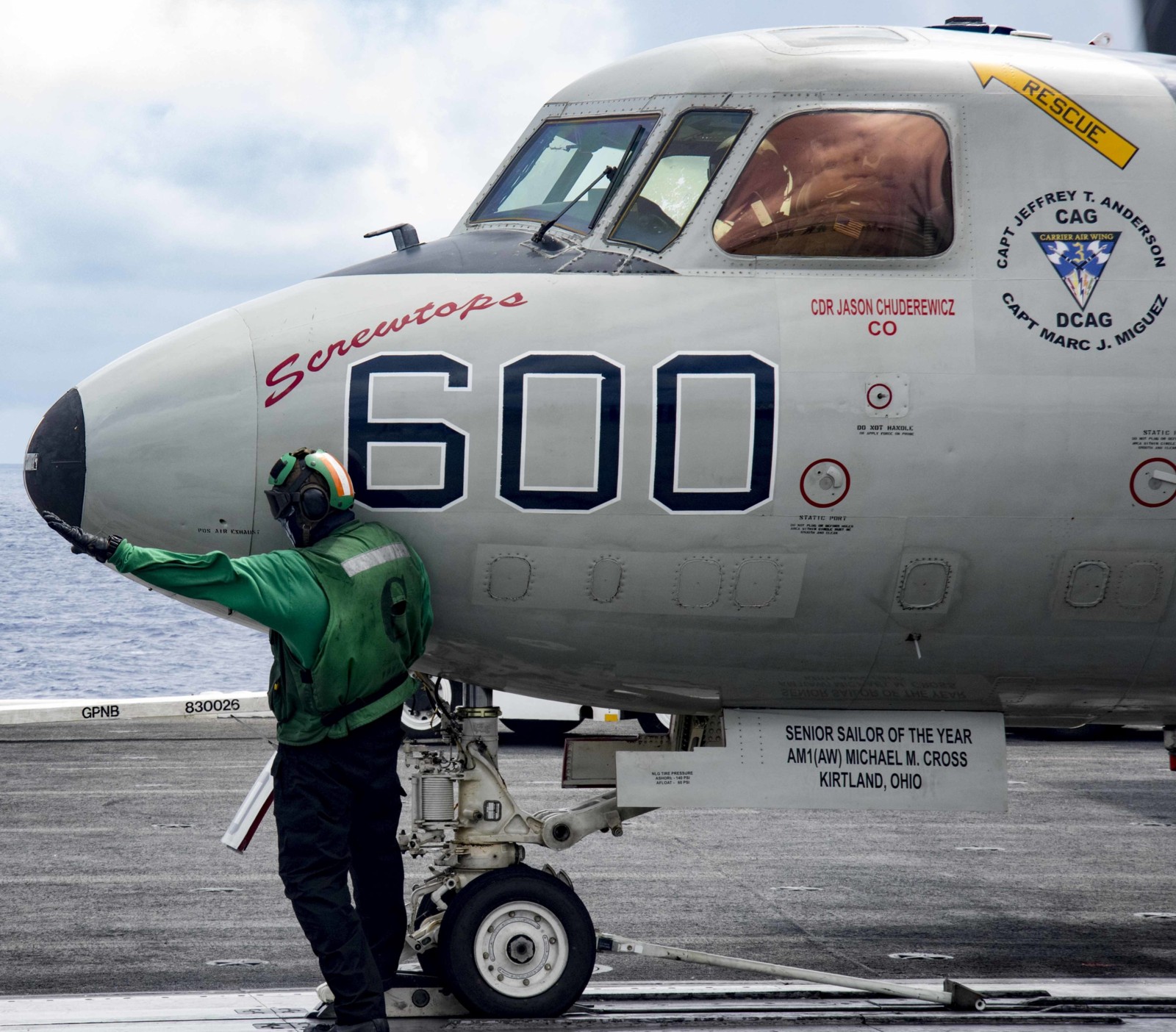 vaw-123 screwtops airborne command and control squadron cvw-3 cvn-69 uss dwight d. eisenhower 50