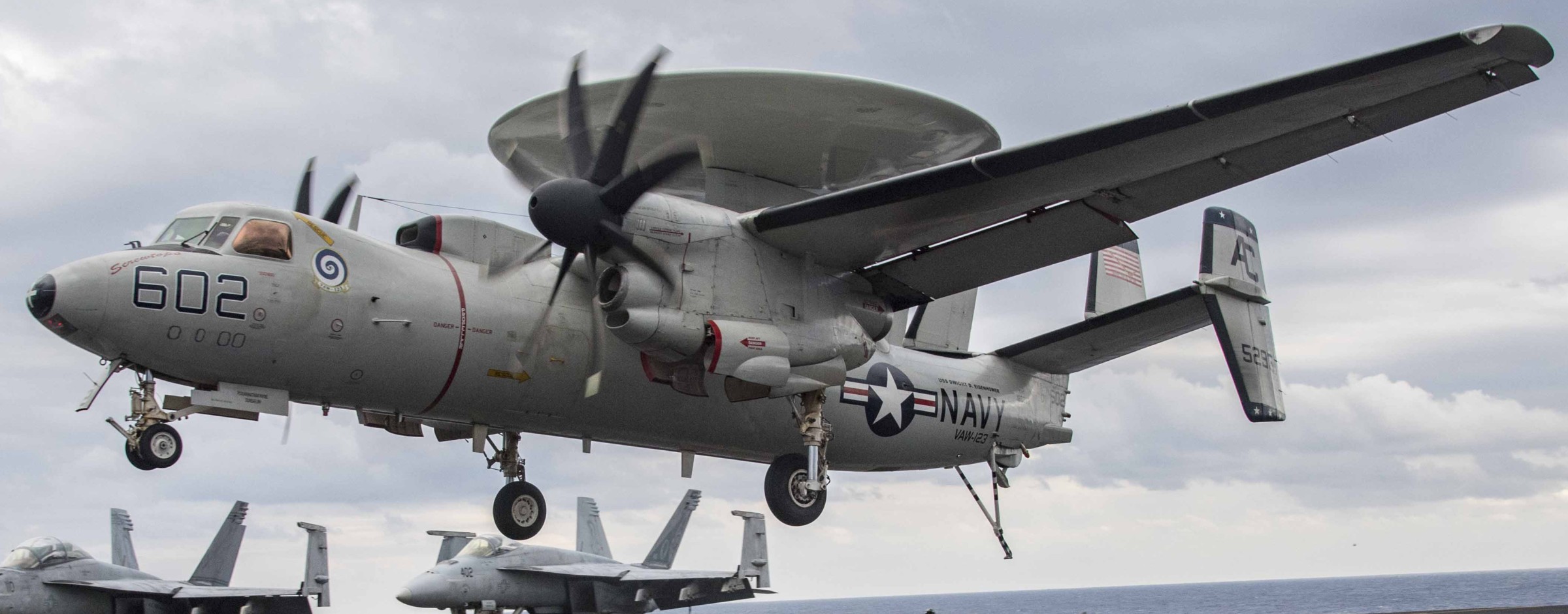 vaw-123 screwtops airborne command and control squadron cvw-3 cvn-69 uss dwight d. eisenhower 58