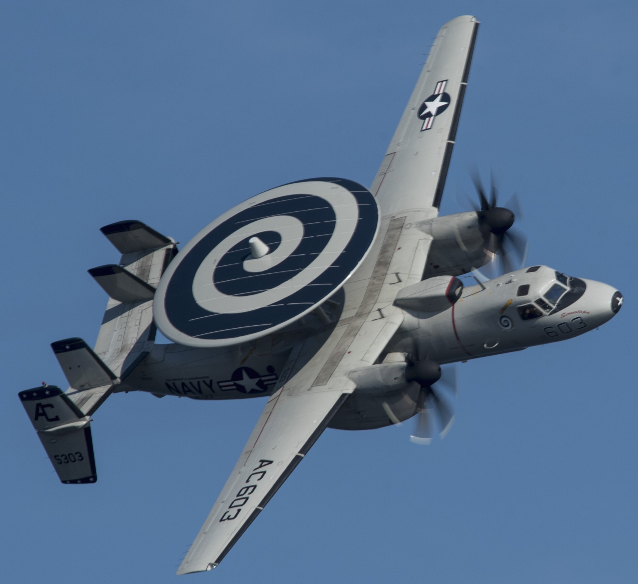 vaw-123 screwtops airborne command and control squadron cvw-3 cvn-69 uss dwight d. eisenhower 63