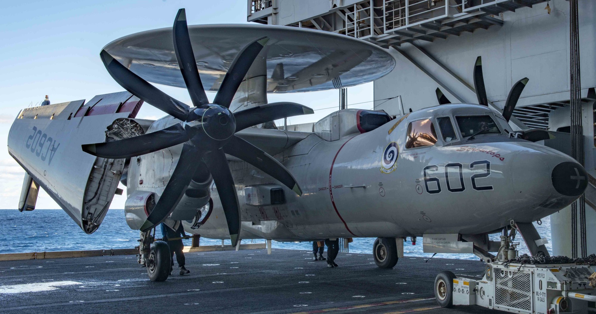 vaw-123 screwtops airborne command and control squadron cvw-3 cvn-69 uss dwight d. eisenhower 68