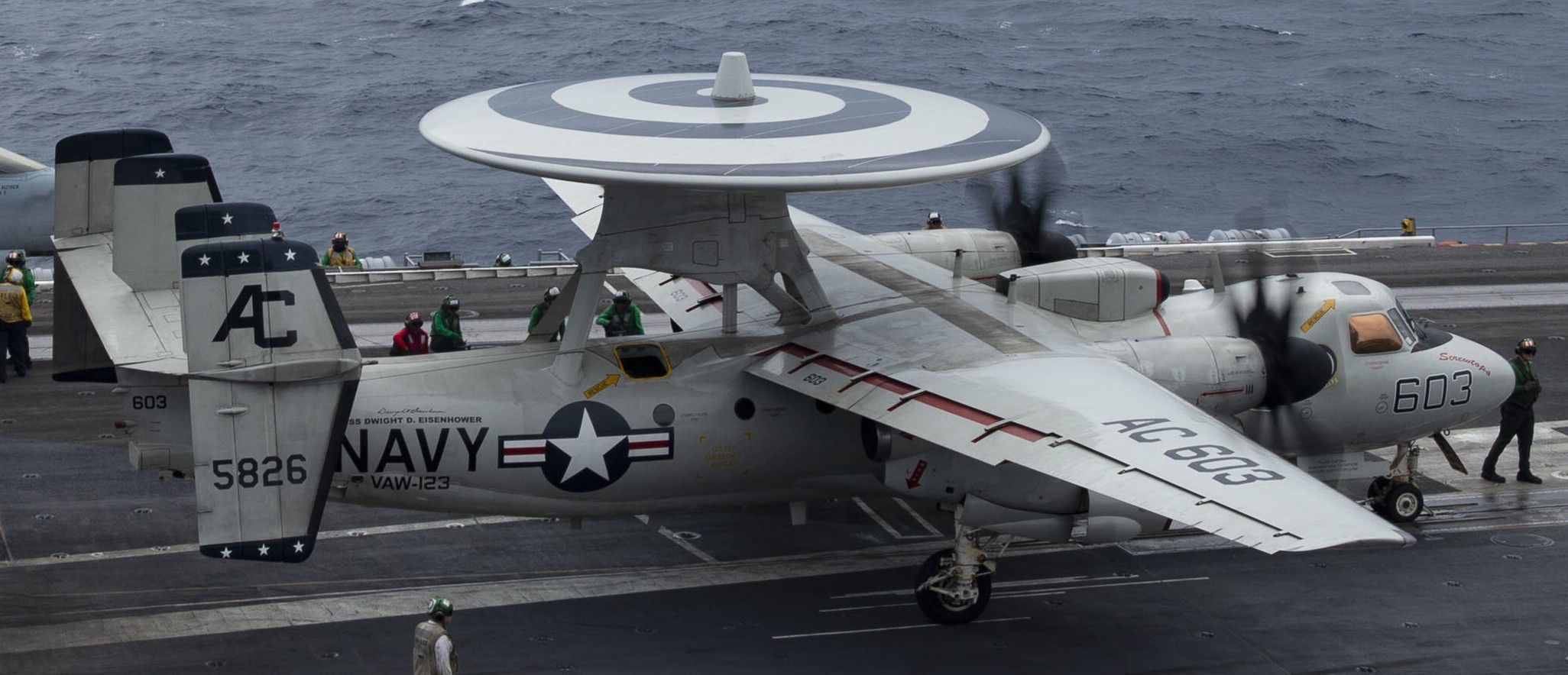 vaw-123 screwtops airborne command and control squadron cvw-3 cvn-69 uss dwight d. eisenhower 71