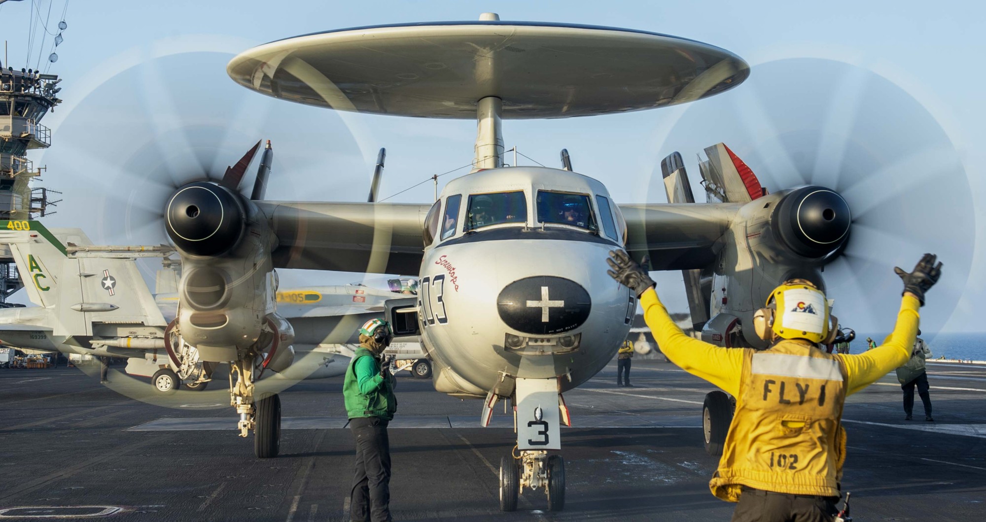 vaw-123 screwtops airborne command and control squadron cvw-3 cvn-69 uss dwight d. eisenhower 112