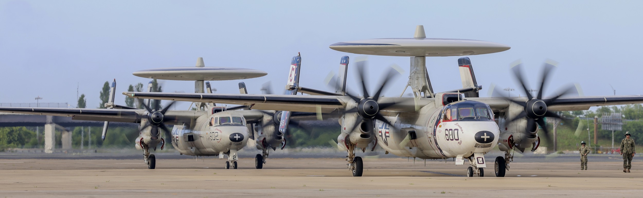 vaw-123 screwtops airborne command and control squadron returning norfolk virginia 2024 121