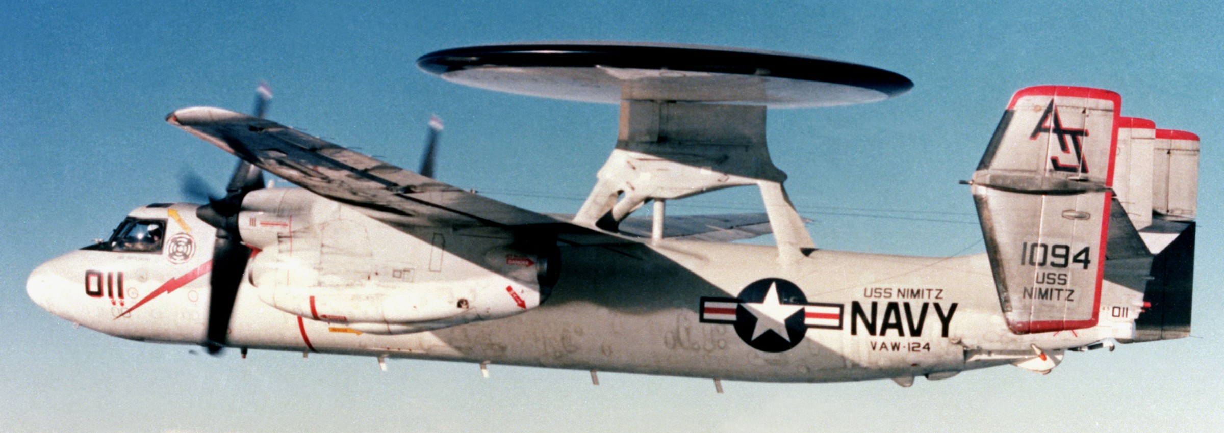 vaw-124 bear aces carrier airborne early warning squadron e-2c hawkeye cvn-68 uss nimitz 1986 1980 12