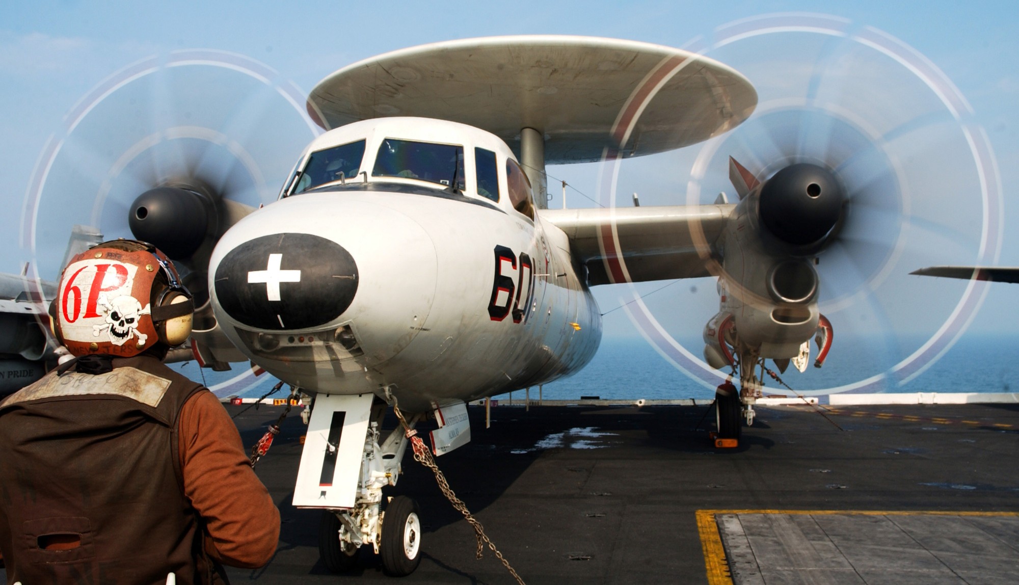 vaw-124 bear aces airborne command control squadron e-2c hawkeye cvn-71 uss theodore roosevelt cvw-8 2005 30