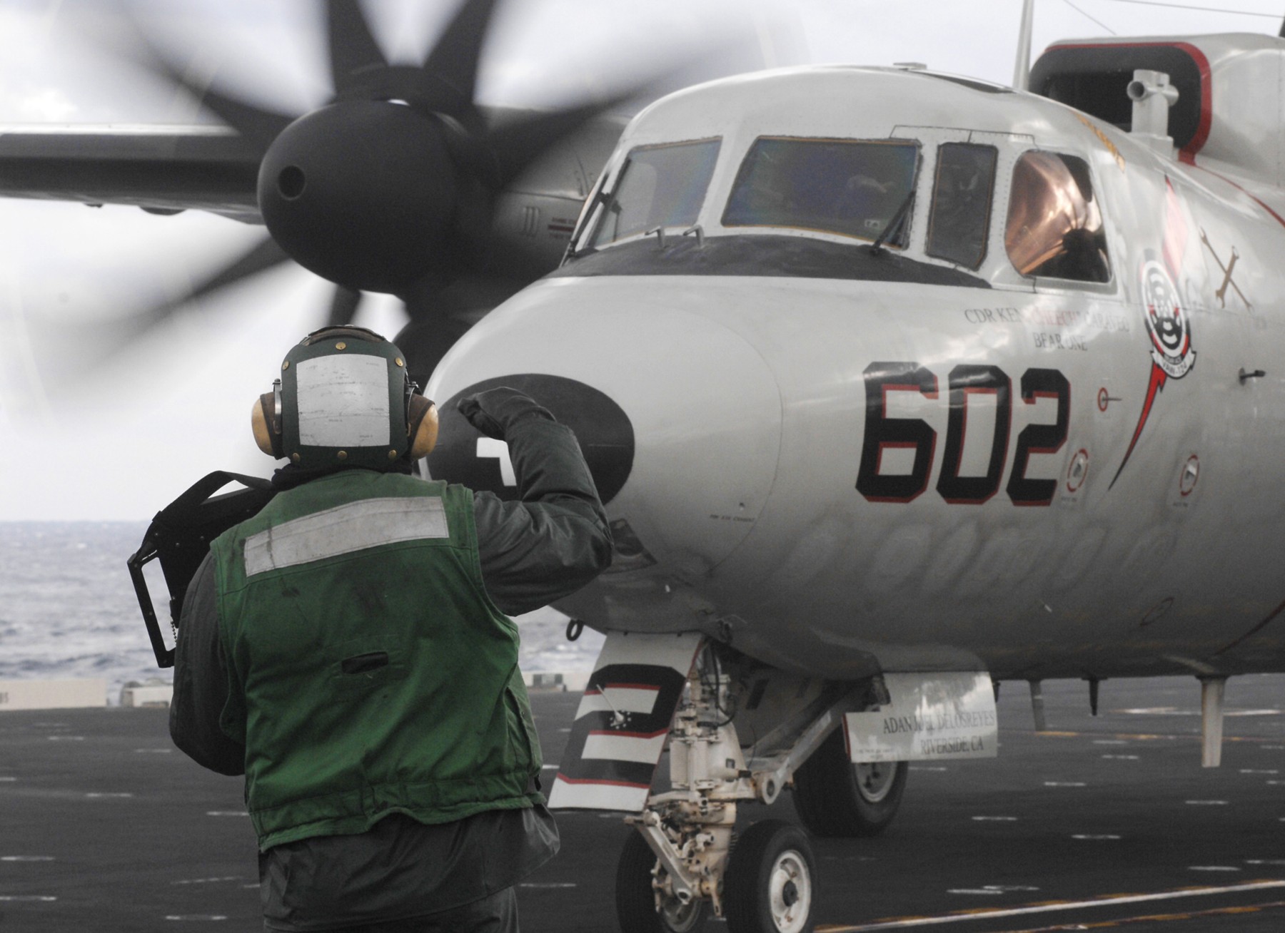 vaw-124 bear aces airborne command control squadron e-2c hawkeye cvn-75 uss harry s. truman 37