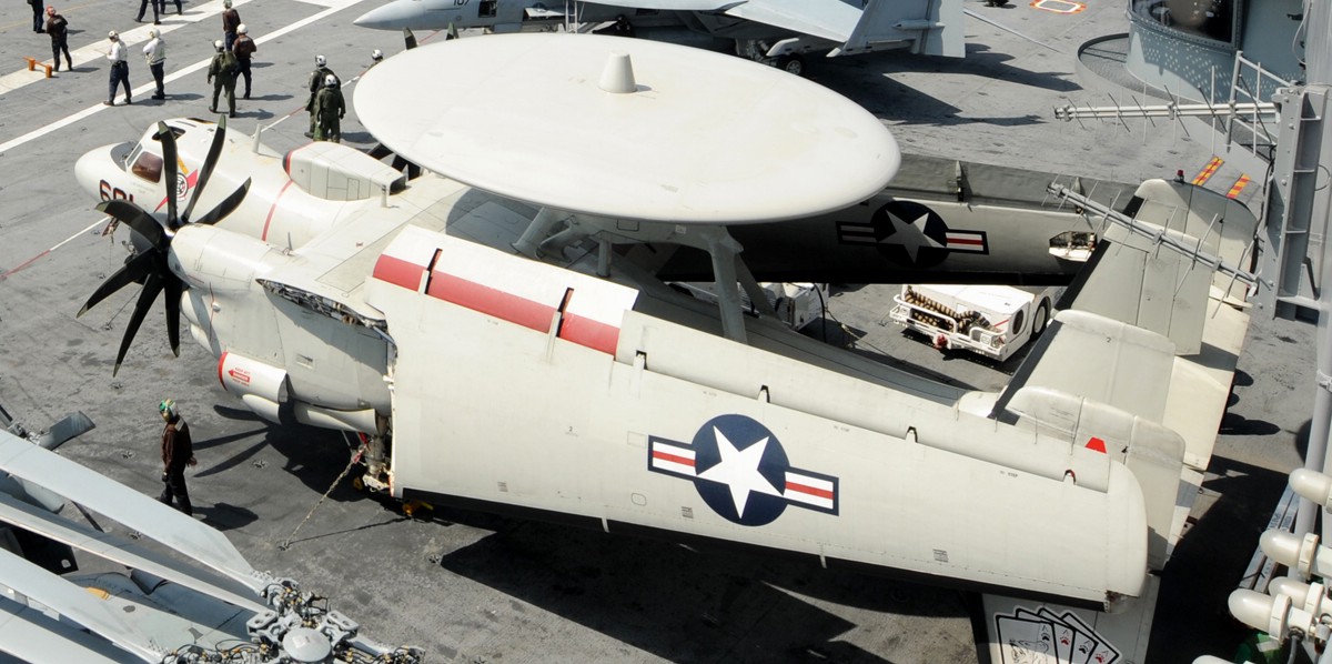 vaw-124 bear aces airborne command control squadron e-2c hawkeye cvn-77 uss george h. w. bush 47