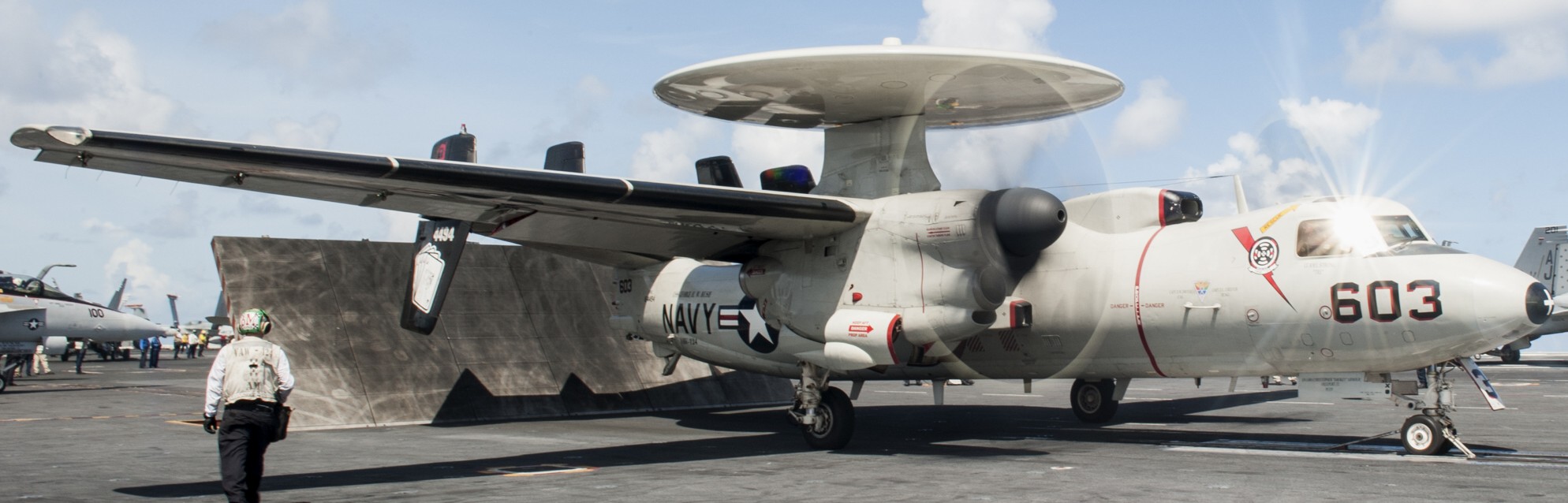 vaw-124 bear aces airborne command control squadron e-2c hawkeye cvn-77 uss george h. w. bush 2013 50