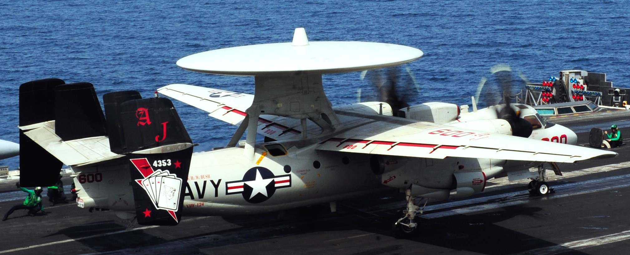 vaw-124 bear aces airborne command control squadron e-2c hawkeye cvn-77 uss george h. w. bush 54