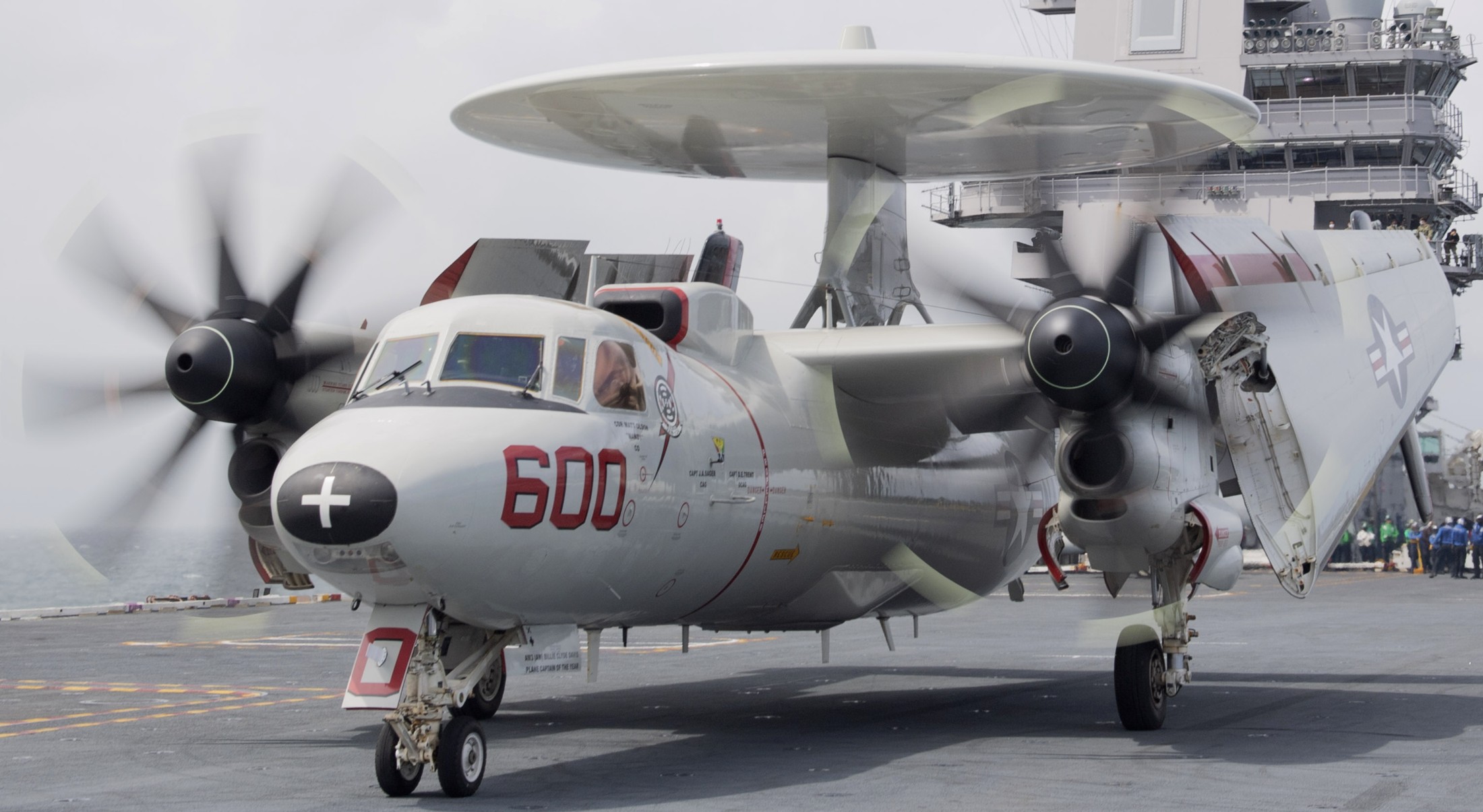 vaw-124 bear aces airborne command control squadron e-2c hawkeye cvn-78 uss gerald r. ford 99