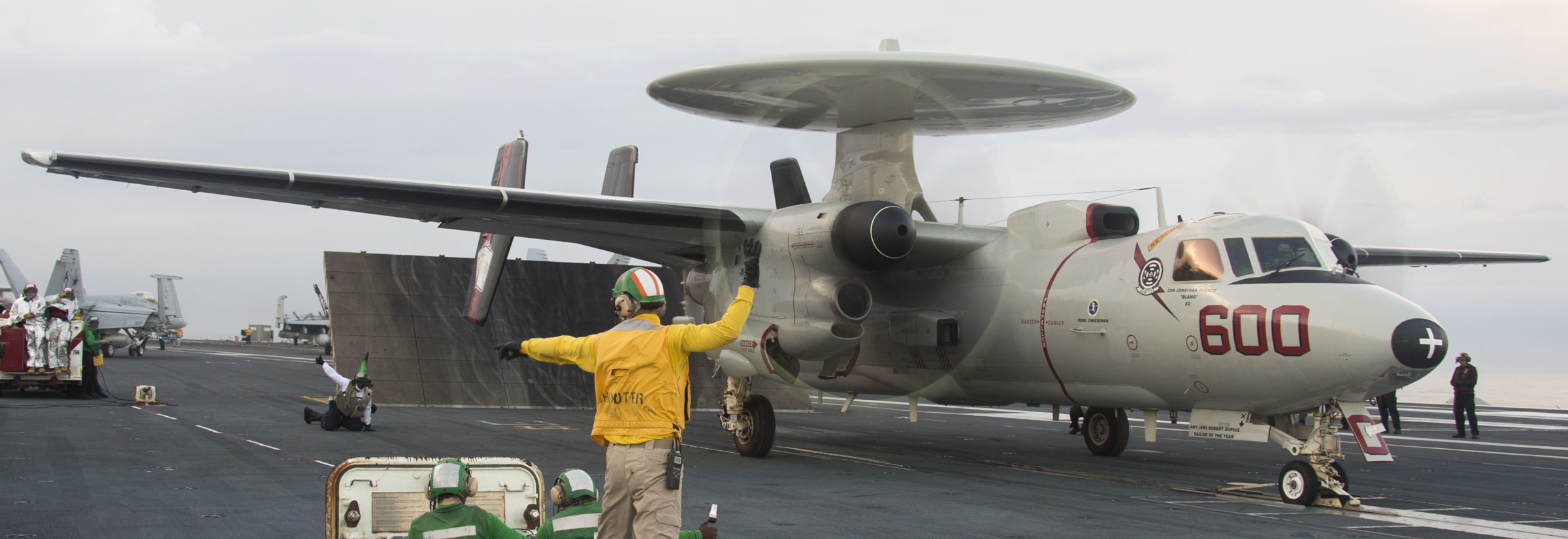 vaw-124 bear aces airborne command control squadron e-2c hawkeye cvn-78 uss gerald r. ford 2020 101