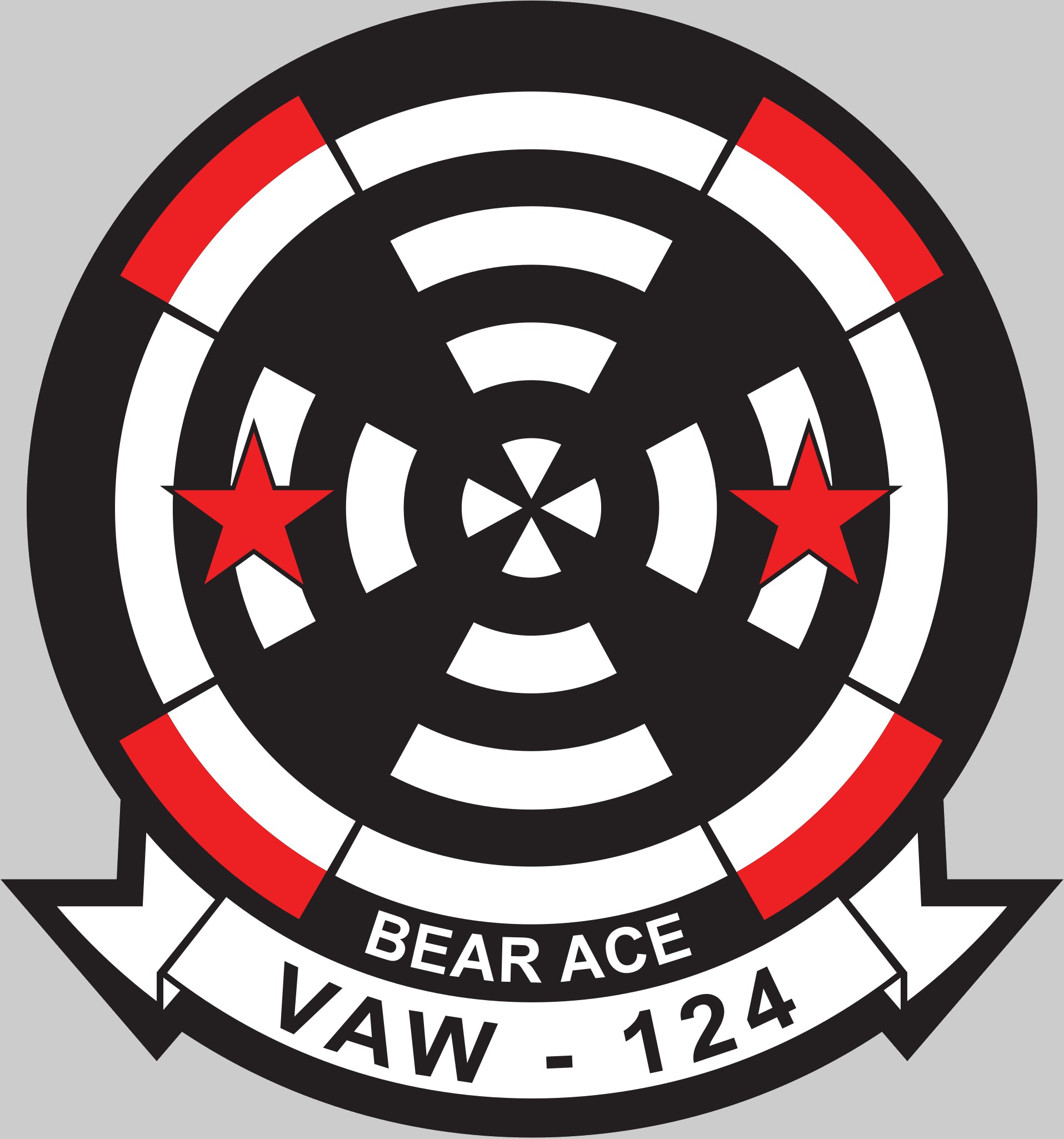 vaw-124 bear aces insignia crest patch badge airborne command control squadron e-2d advanced hawkeye us navy 02x