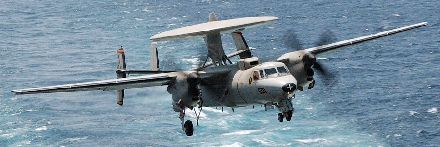 vaw-125 tigertails carrier airborne early warning squadron e-2c hawkeye cvw-17 cv-67 uss john f. kennedy 2004 27