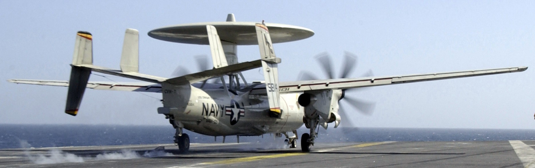 vaw-125 tigertails carrier airborne early warning squadron e-2c hawkeye cvw-7 cvn-69 uss dwight d. eisenhower 37