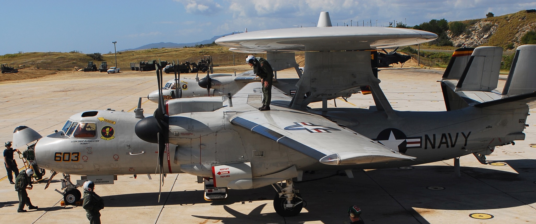 vaw-125 tigertails carrier airborne early warning squadron e-2c hawkeye naval station guantanamo bay cuba 2010 42