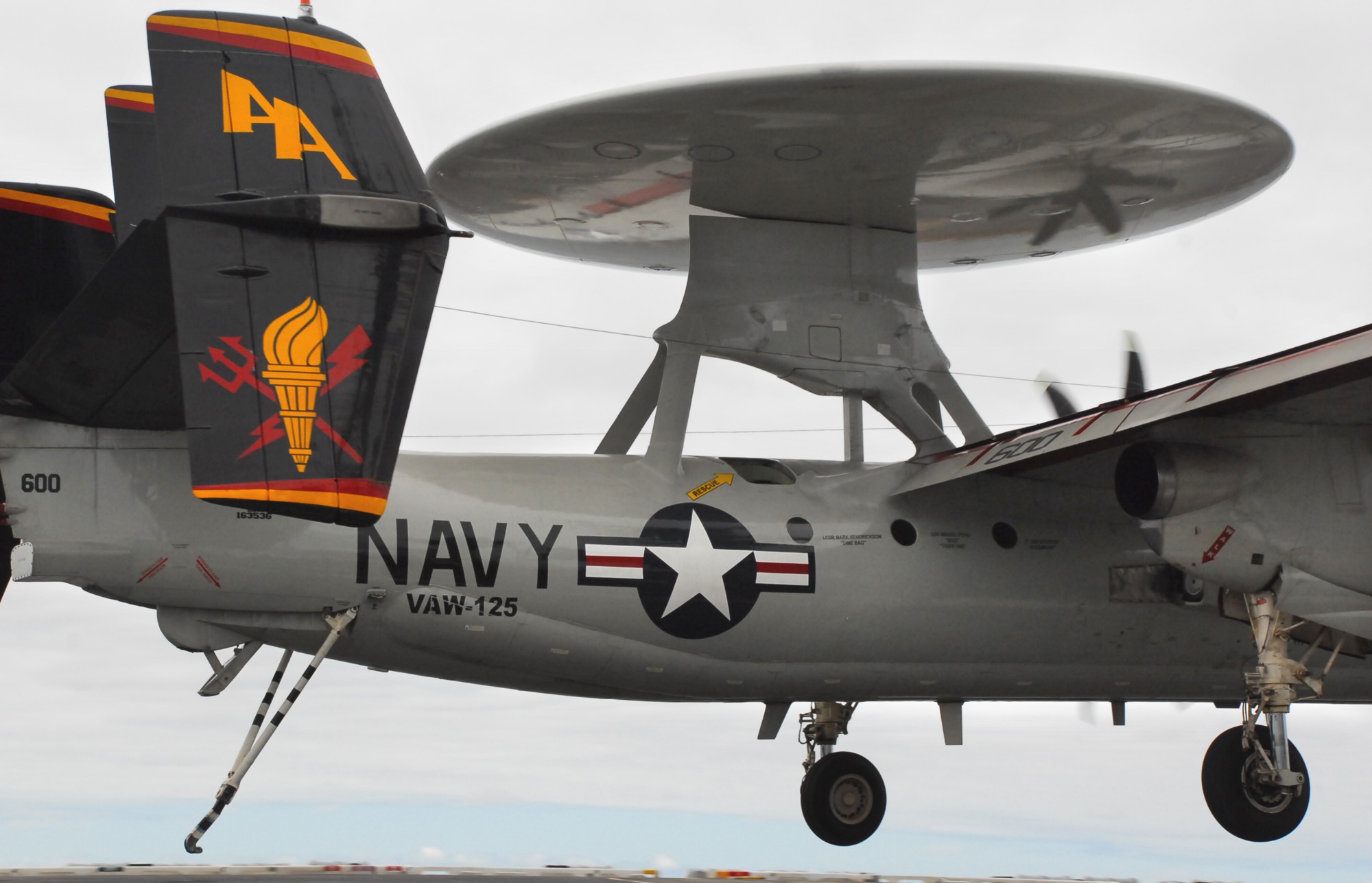 vaw-125 tigertails carrier airborne early warning squadron e-2c hawkeye cvw-17 cvn-70 uss carl vinson 48