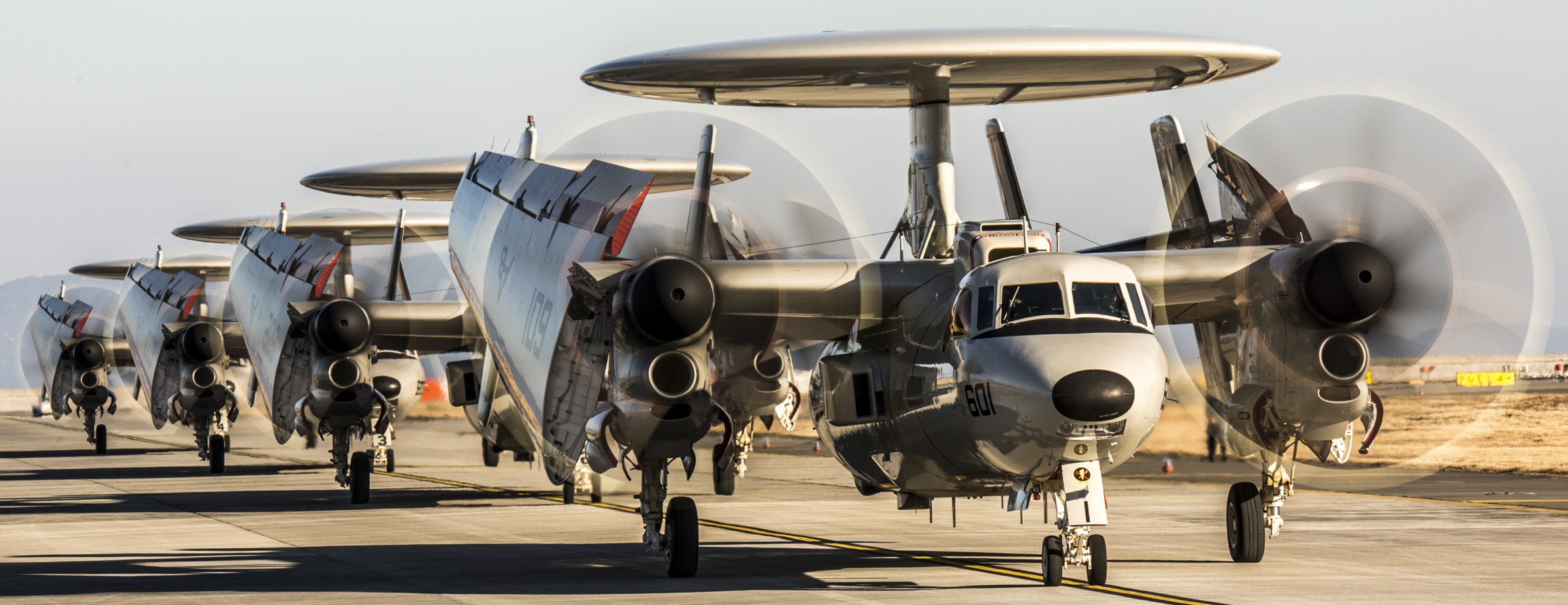 vaw-125 tigertails carrier airborne early warning squadron e-2d advanced hawkeye arriving mcas iwakuni japan 69