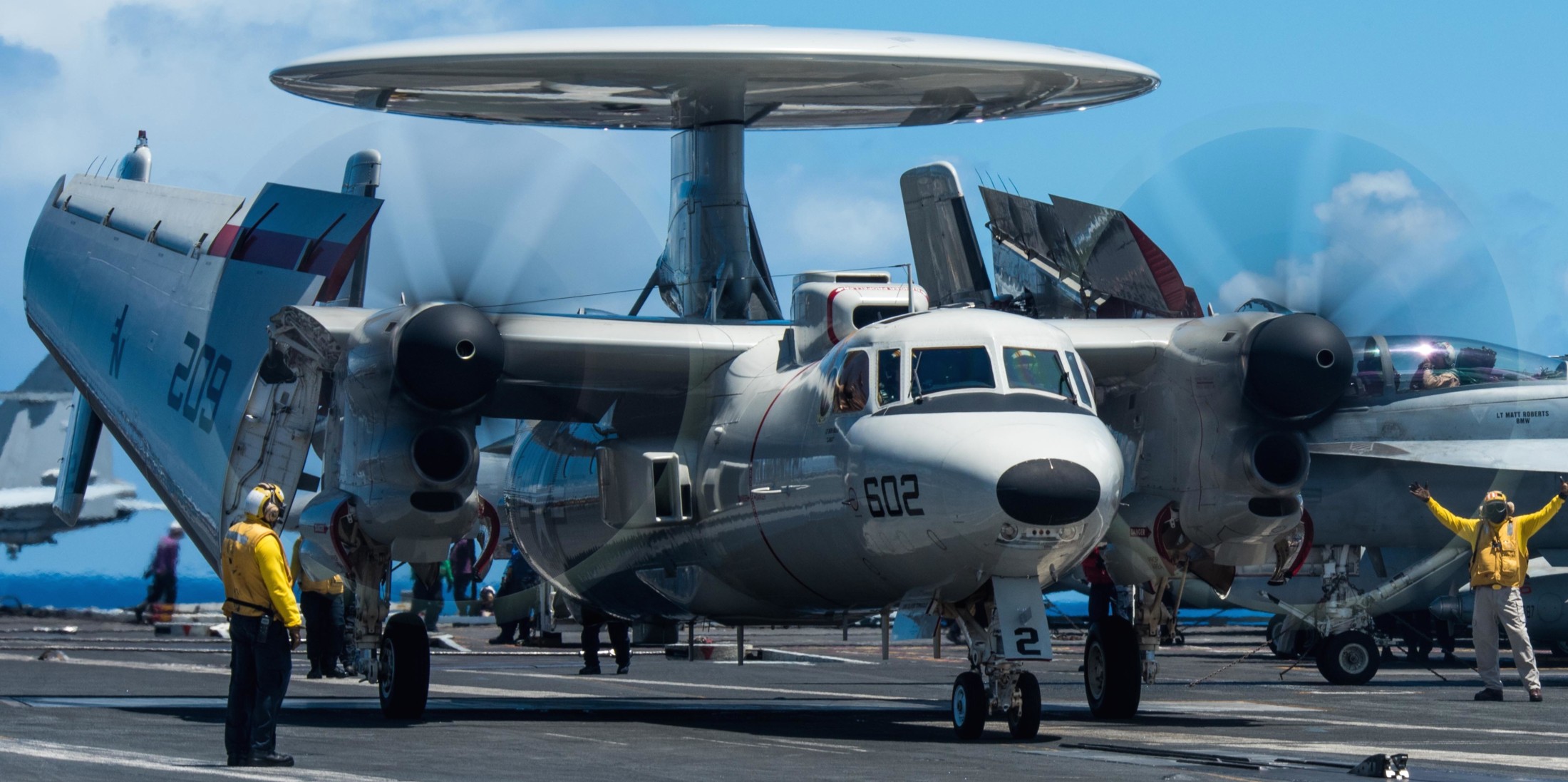 vaw-125 tigertails carrier airborne early warning squadron e-2d advanced hawkeye cvw-5 cvn-76 uss ronald reagan 2018 91