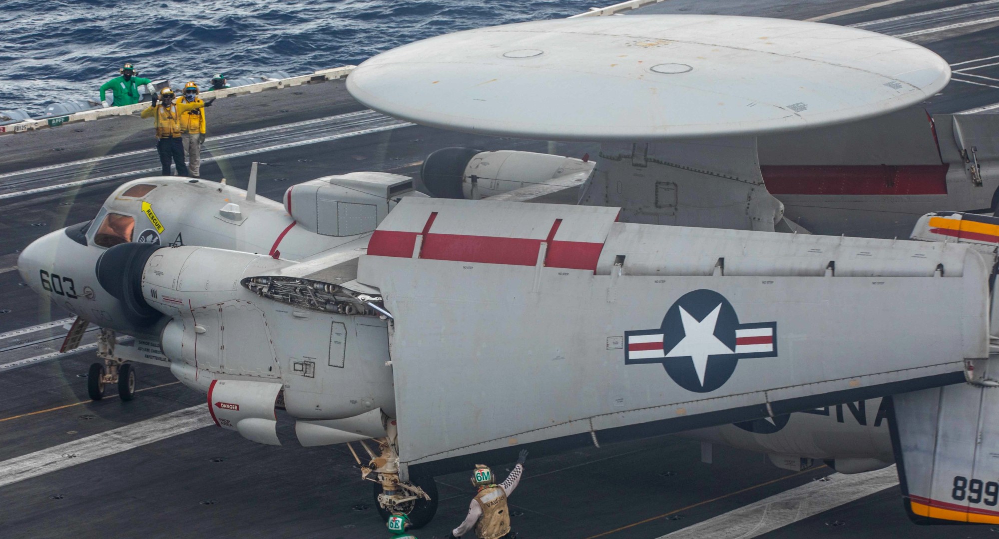 vaw-125 tigertails airborne command control squadron e-2d advanced hawkeye cvw-5 cvn-76 uss ronald reagan 105