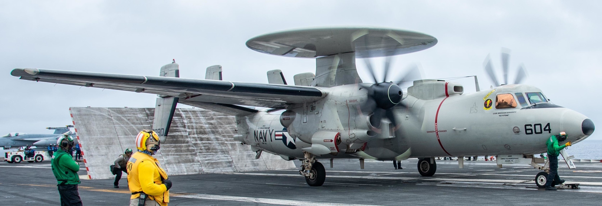 vaw-125 tigertails airborne command control squadron e-2d advanced hawkeye cvw-5 cvn-76 uss ronald reagan 108