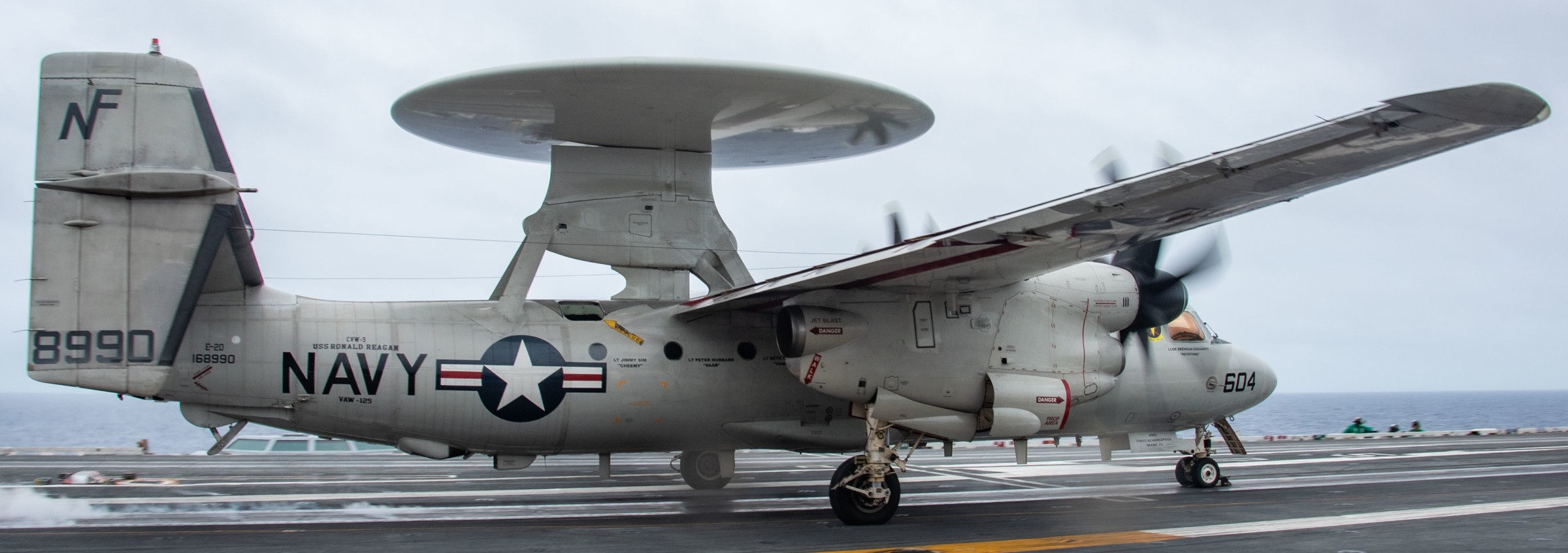 vaw-125 tigertails airborne command control squadron e-2d advanced hawkeye cvw-5 cvn-76 uss ronald reagan 109