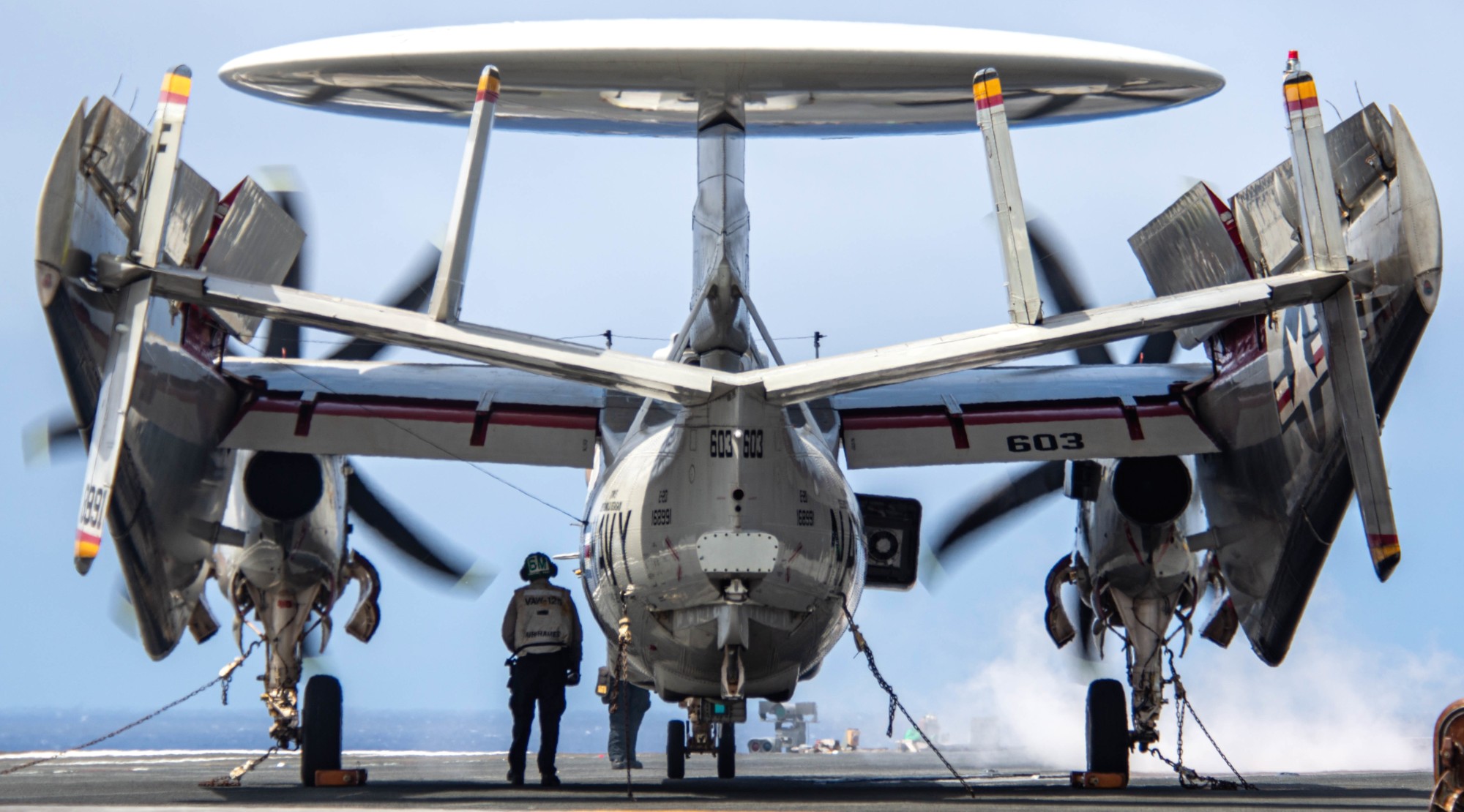 vaw-125 tigertails airborne command control squadron e-2d advanced hawkeye cvw-5 cvn-76 uss ronald reagan 110