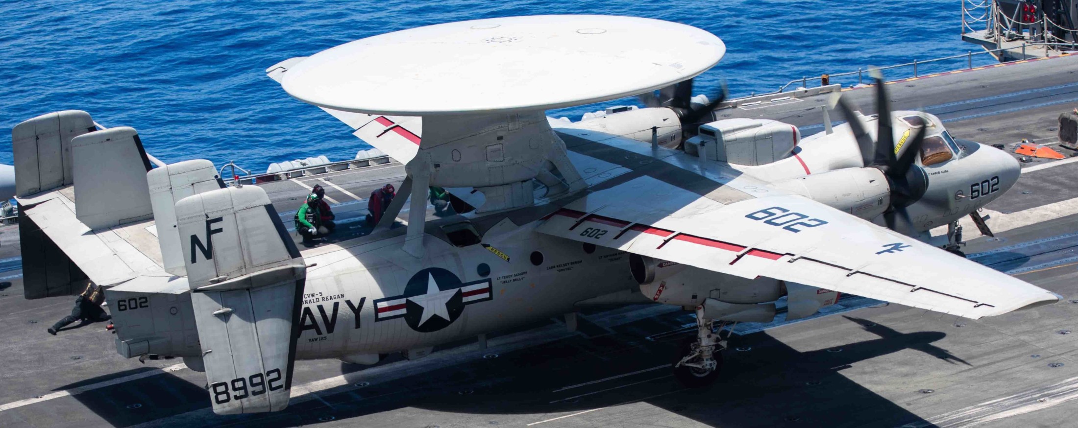 vaw-125 tigertails airborne command control squadron e-2d advanced hawkeye cvw-5 cvn-76 uss ronald reagan 115