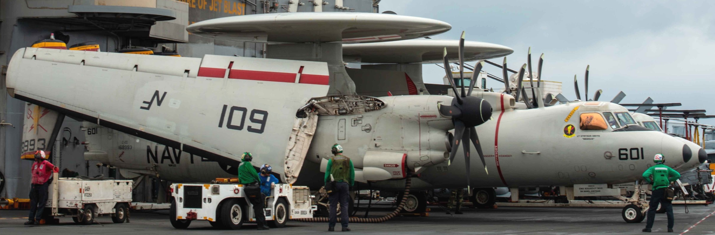 vaw-125 tigertails airborne command control squadron e-2d advanced hawkeye cvw-5 cvn-76 uss ronald reagan 121