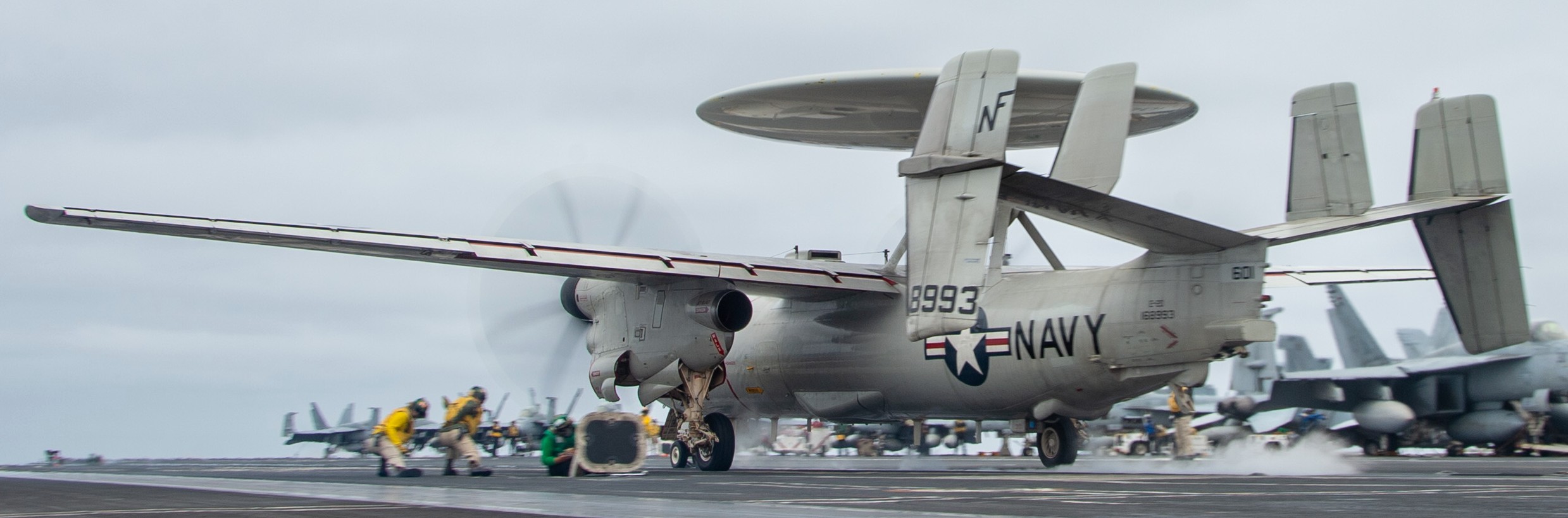 vaw-125 tigertails airborne command control squadron e-2d advanced hawkeye cvn-76 uss ronald reagan 133