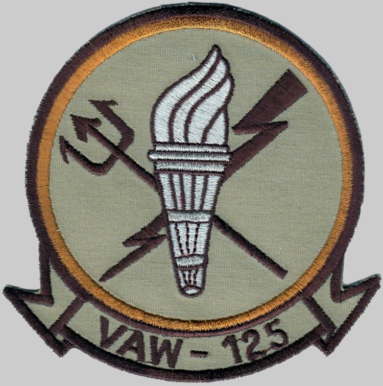 vaw-125 tigertails insignia crest patch badge airborne command control squadron e-2d advanced hawkeye 04pa