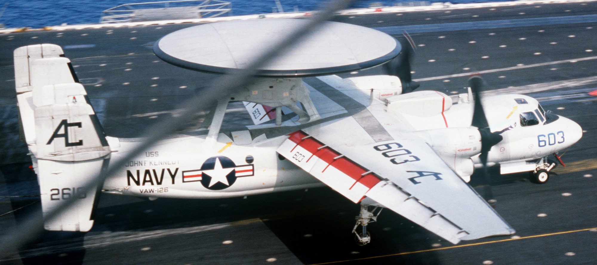 vaw-126 seahawks carrier airborne early warning squadron e-2c hawkeye cvw-3 cv-67 uss john f. kennedy 05