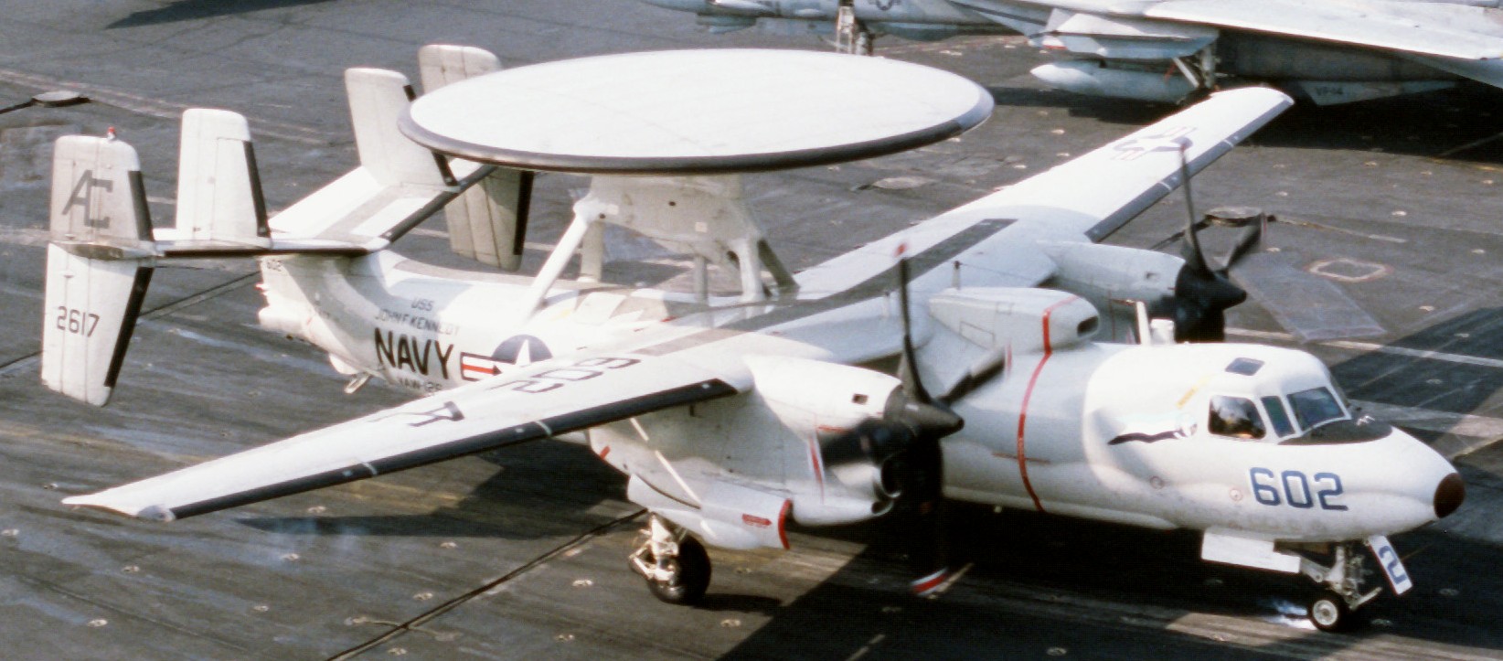 vaw-126 seahawks carrier airborne early warning squadron e-2c hawkeye cvw-3 cv-67 uss john f. kennedy 1986 06