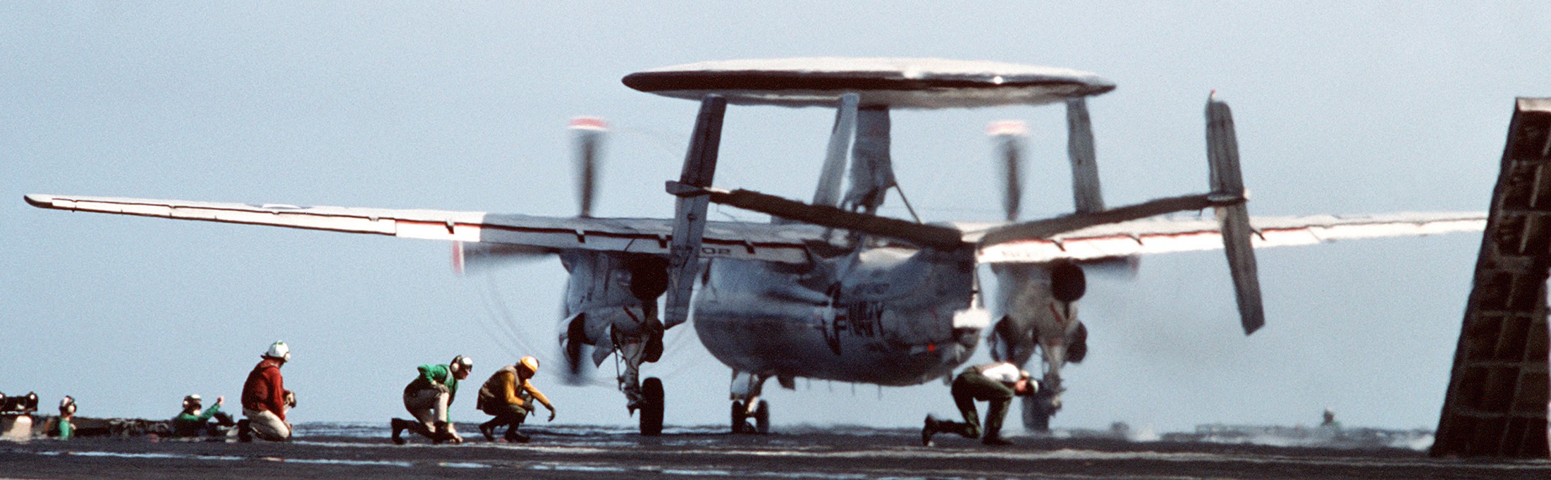 vaw-126 seahawks carrier airborne early warning squadron e-2c hawkeye cvw-3 cv-67 uss john f. kennedy 11