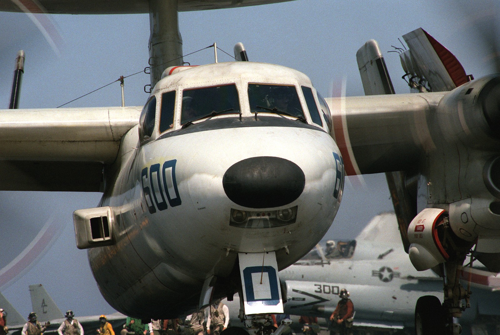 vaw-126 seahawks carrier airborne early warning squadron e-2c hawkeye cvw-3 cv-67 uss john f. kennedy 1990 13