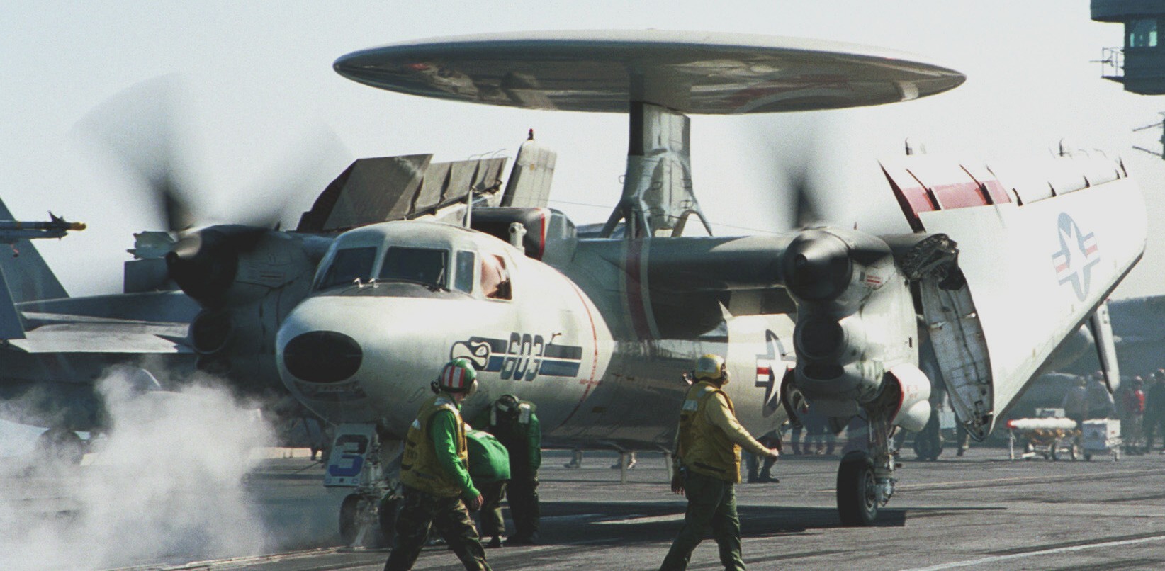 vaw-126 seahawks carrier airborne early warning squadron e-2c hawkeye cvw-3 cvn-75 uss harry s. truman 20