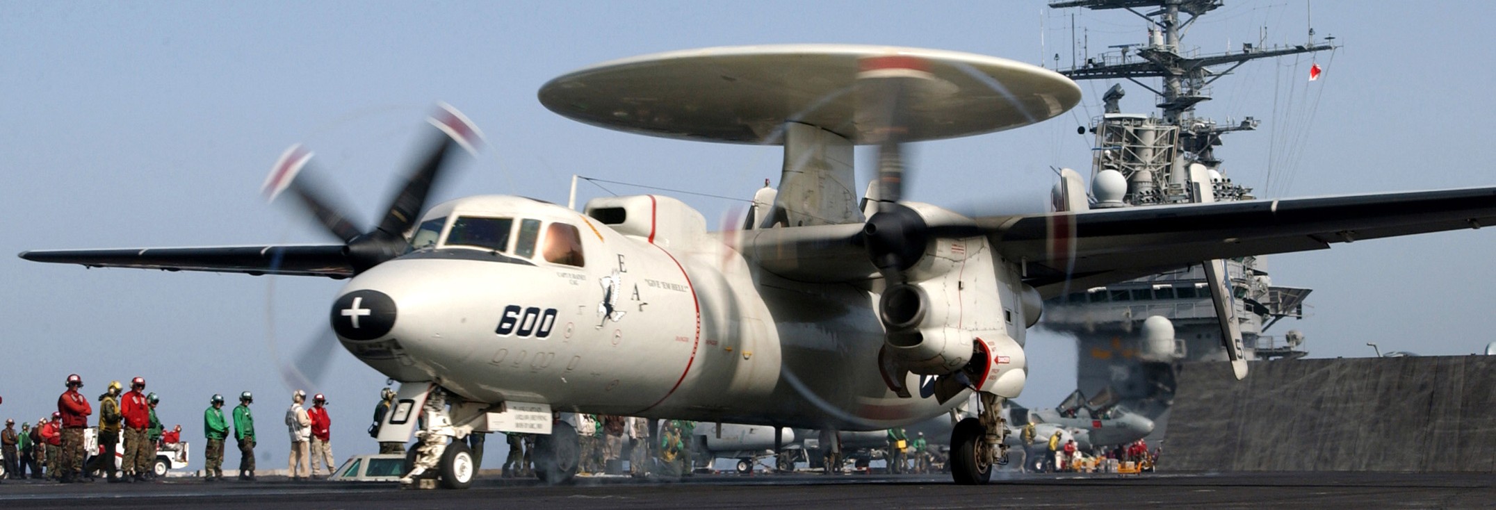 vaw-126 seahawks carrier airborne early warning squadron e-2c hawkeye cvw-3 cvn-75 uss harry s. truman 27