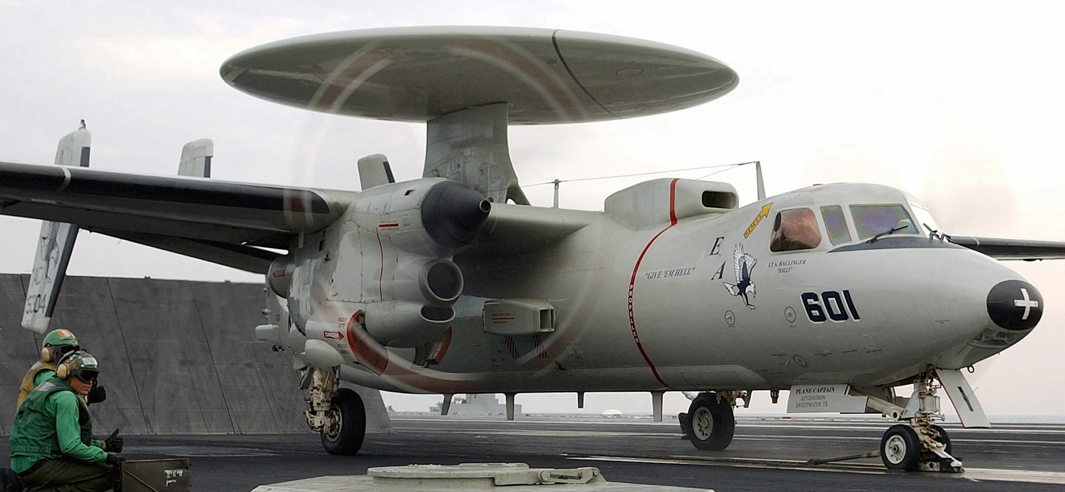 vaw-126 seahawks carrier airborne early warning squadron e-2c hawkeye cvw-3 cvn-75 uss harry s. truman 29