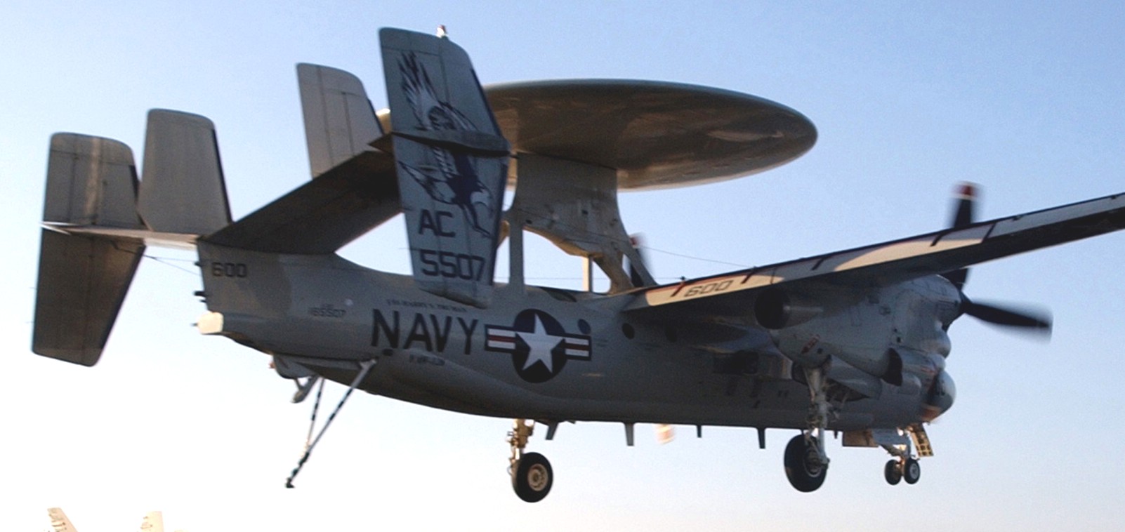 vaw-126 seahawks carrier airborne early warning squadron e-2c hawkeye cvw-3 cvn-75 uss harry s. truman 33