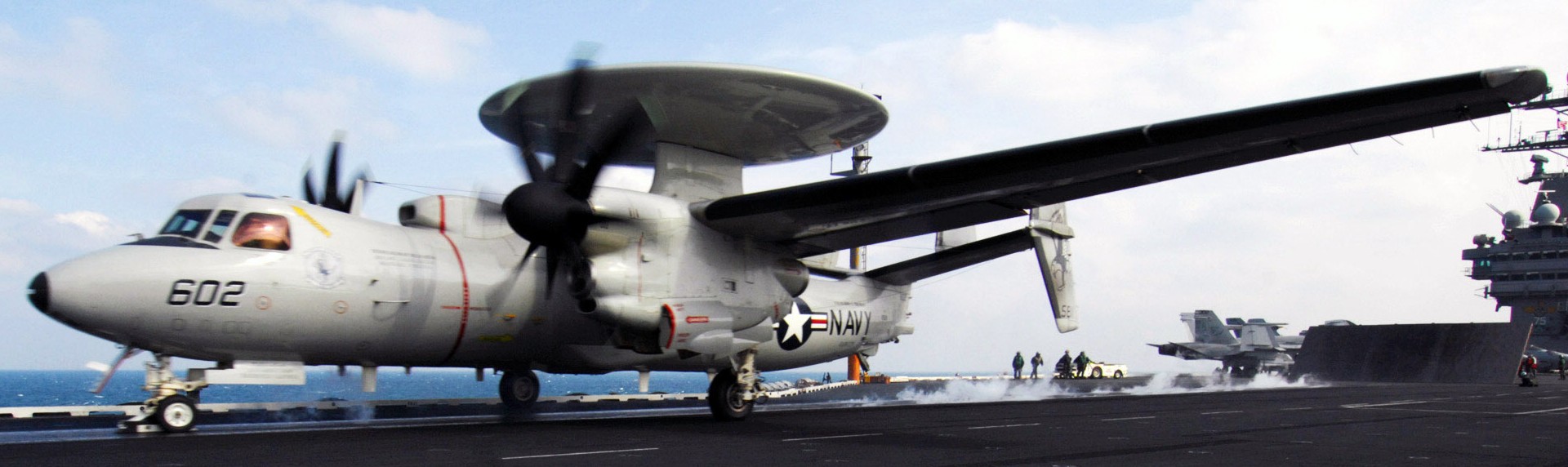 vaw-126 seahawks carrier airborne early warning squadron e-2c hawkeye cvw-3 cvn-75 uss harry s. truman 2008 45