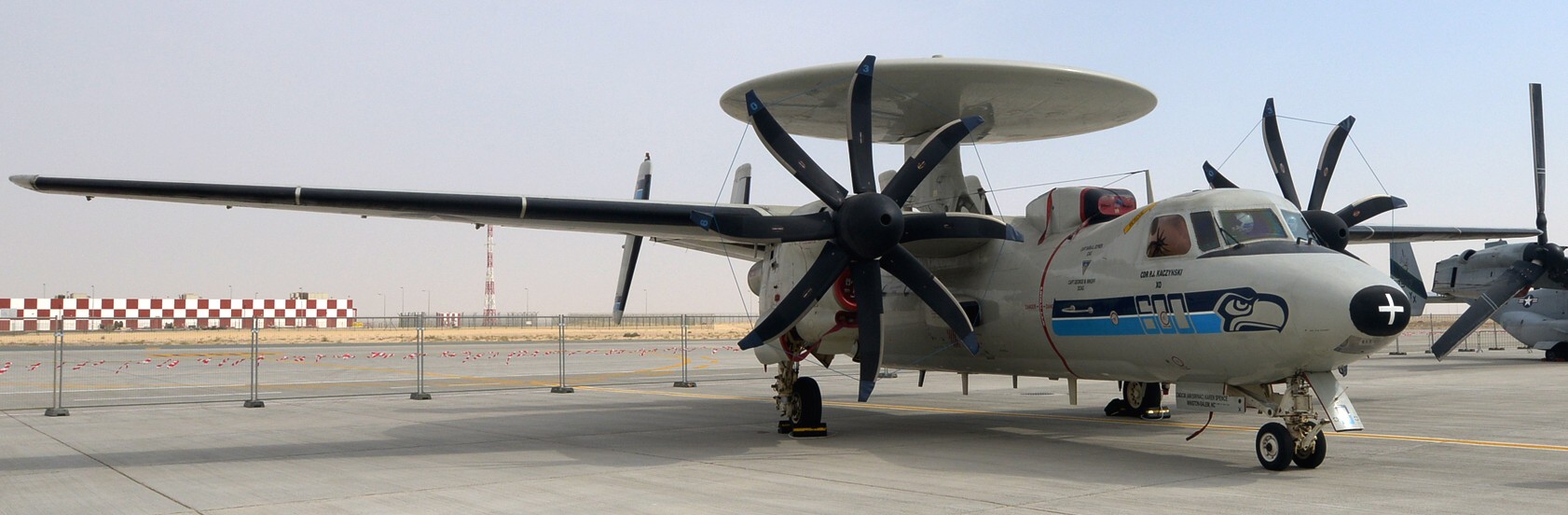 vaw-126 seahawks carrier airborne early warning squadron e-2c hawkeye cvw-3 dubai air show 2013 56