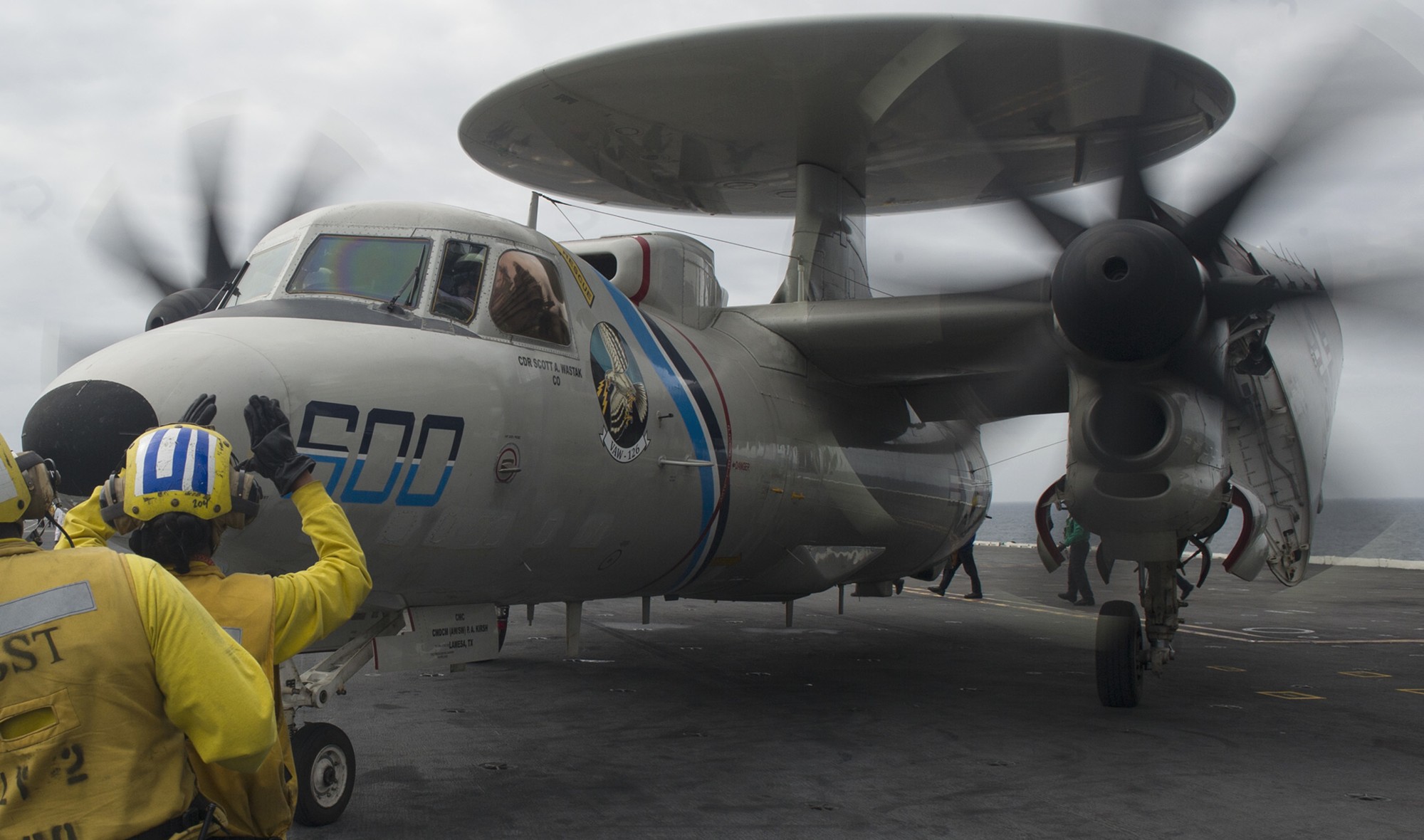 vaw-126 seahawks airborne command control squadron e-2d advanced hawkeye cvw-1 cvn-75 uss harry s. truman 69