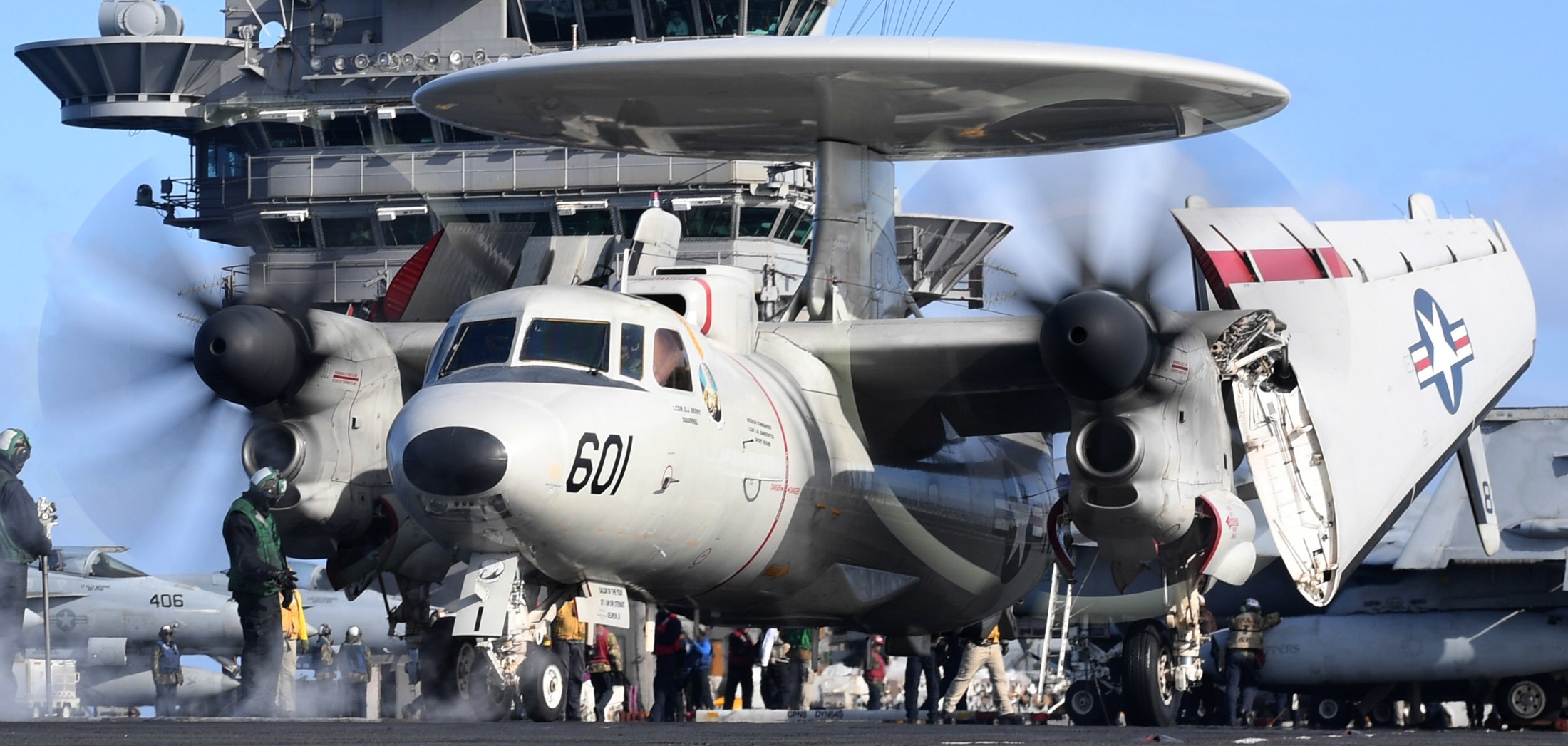 vaw-126 seahawks airborne command control squadron e-2d advanced hawkeye cvw-1 cvn-75 uss harry s. truman 81