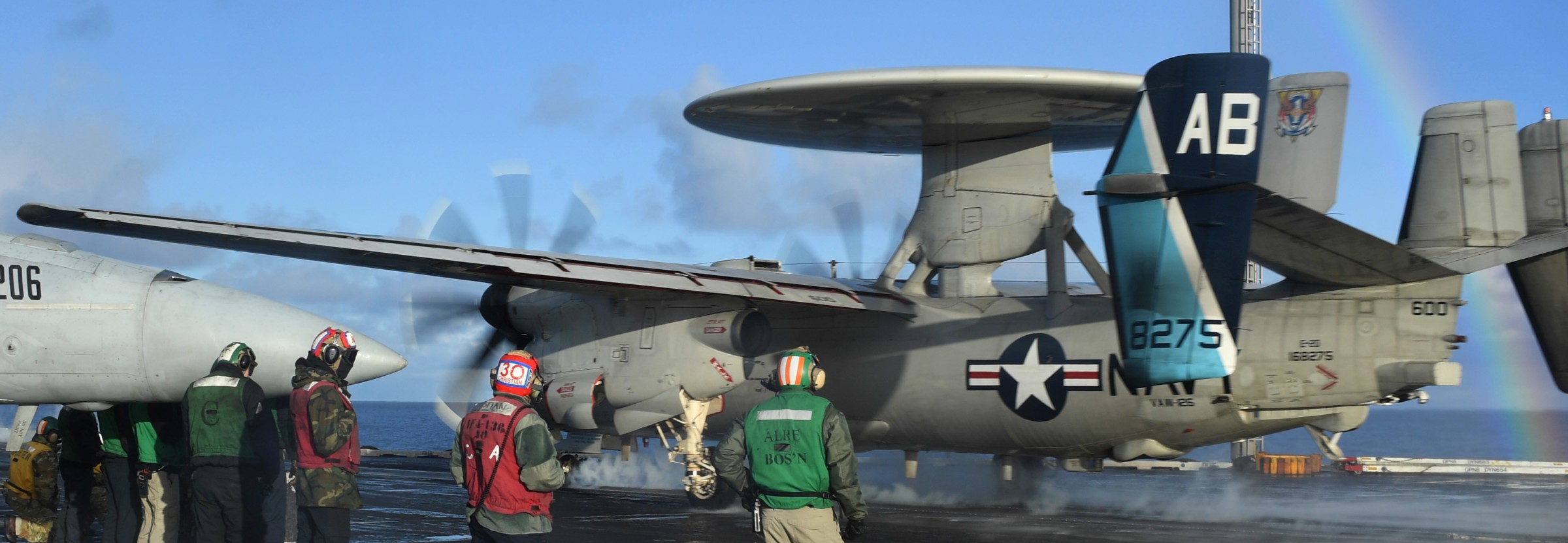 vaw-126 seahawks airborne command control squadron e-2d advanced hawkeye cvw-1 cvn-75 uss harry s. truman 84