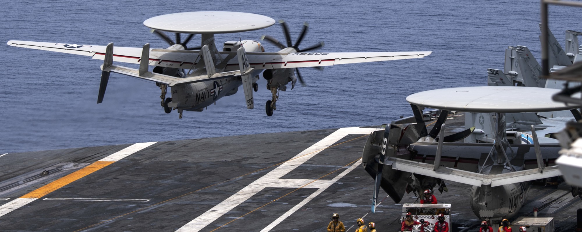 vaw-126 seahawks airborne command control squadron e-2d advanced hawkeye cvw-1 cvn-75 uss harry s. truman 86