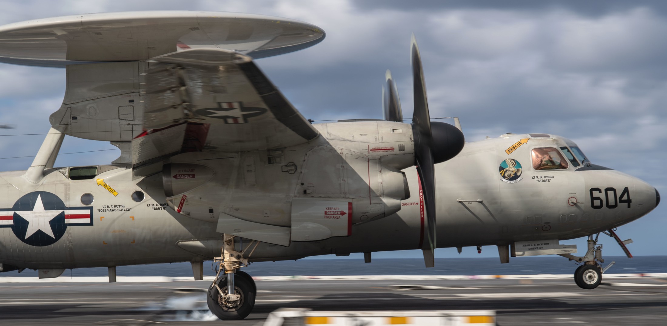 vaw-126 seahawks airborne command control squadron e-2d advanced hawkeye cvn-74 uss john c. stennis 2019 90