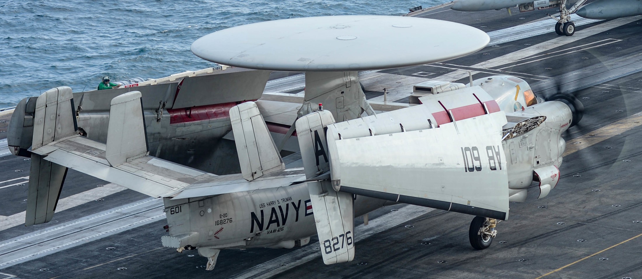 vaw-126 seahawks airborne command control squadron e-2d advanced hawkeye cvw-1 cvn-75 uss harry s. truman 91