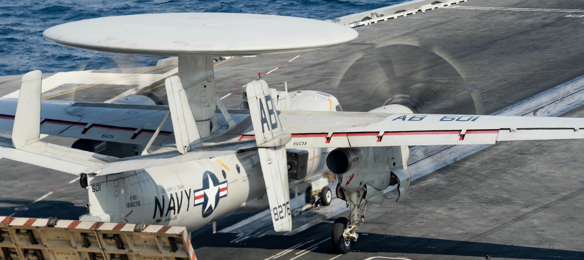 vaw-126 seahawks airborne command control squadron e-2d advanced hawkeye cvw-1 cvn-75 uss harry s. truman 92