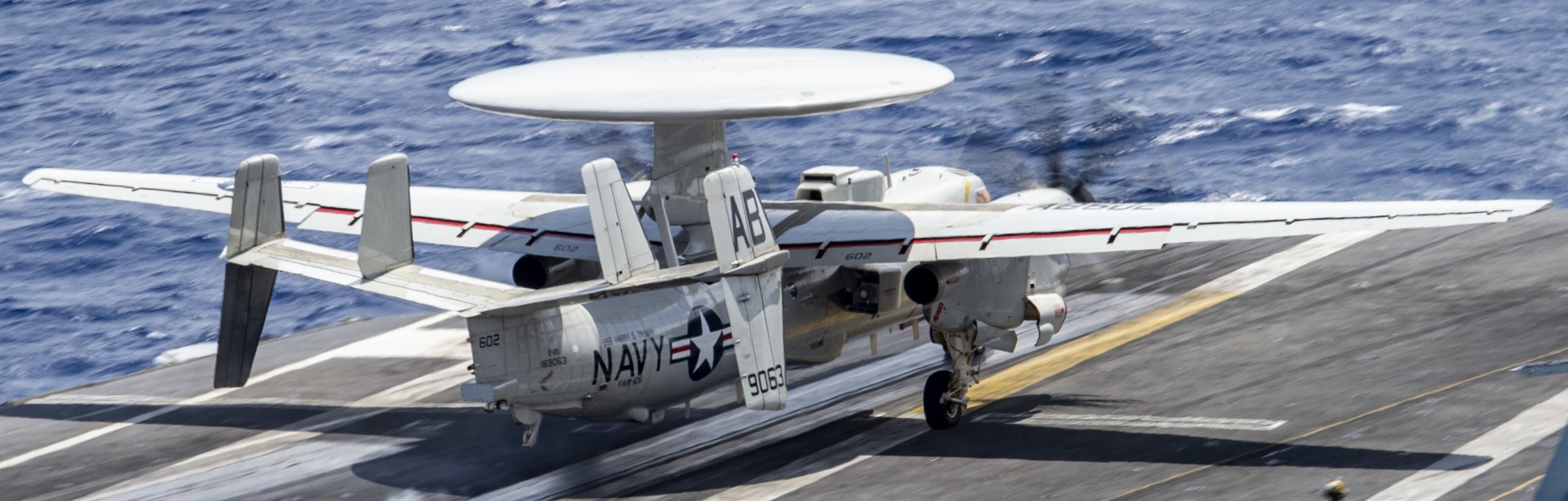 vaw-126 seahawks airborne command control squadron e-2d advanced hawkeye cvw-1 cvn-75 uss harry s. truman 93