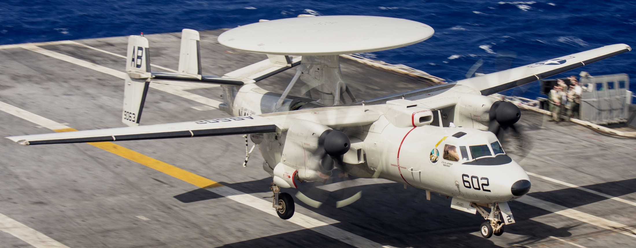 vaw-126 seahawks airborne command control squadron e-2d advanced hawkeye cvw-1 cvn-75 uss harry s. truman 94